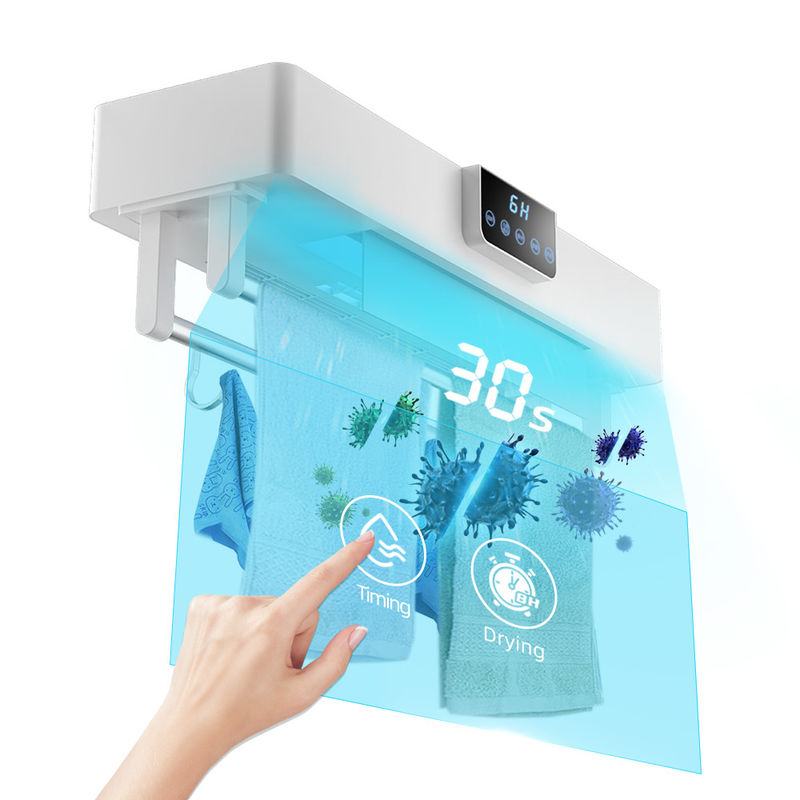 Waterproof IPX3 Smart Home Products UV Disinfection Drying Towel Rack